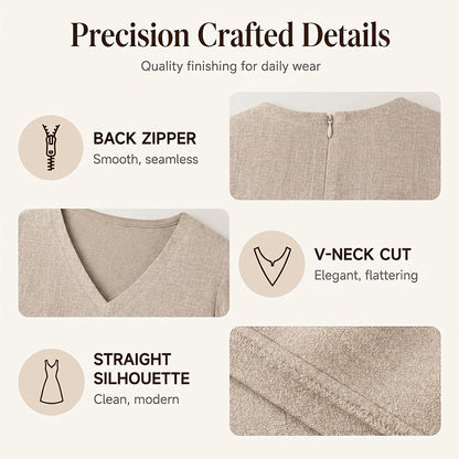 ⌛Limited-Time Offer-Women's Short Sleeve V-Neck Maxi Dress