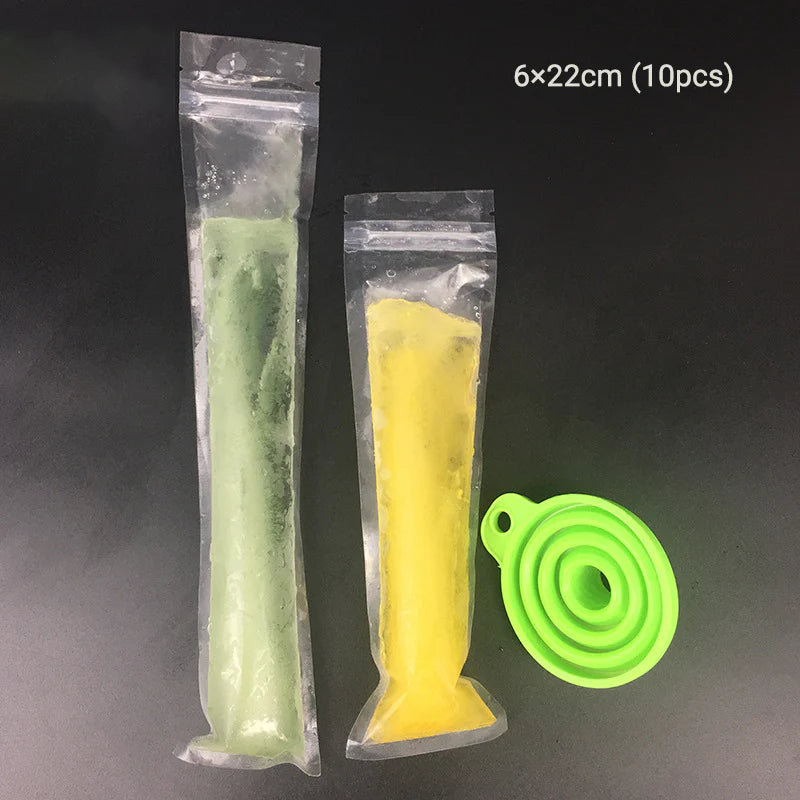 ⌛Limited-Time Offer-DIY Zip-Seal Ice Pop Bags for Healthy Homemade Treats