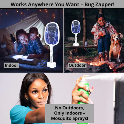 Rechargeable Electric Mosquito Killer Fly Swatter