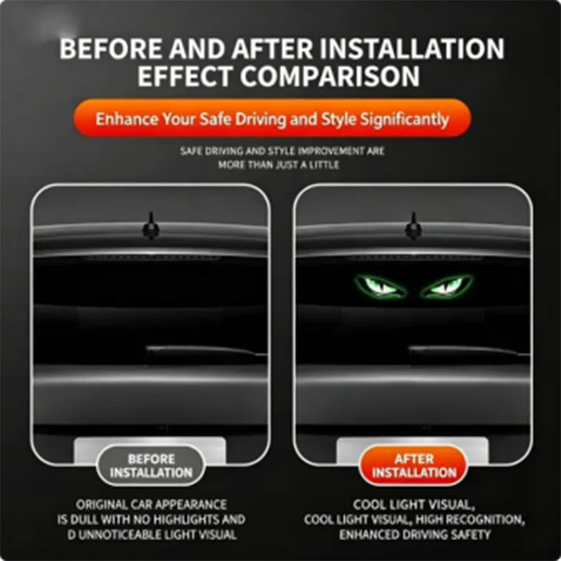 🚗👀Catch all eyes & boost driving safety-Solar Powered LED Car Warning Light