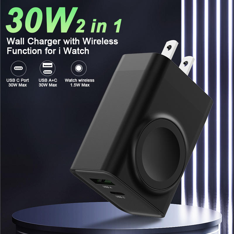 3-in-1 Wireless Wall Charger for Watch
