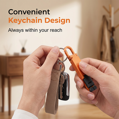 📱Mini Aluminum Phone Stand Keychain Foldable Desktop Holder – Small Gadget, Big Convenience✨
