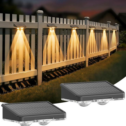 ⌛Last-Day Sale-Solar Outdoor Wall Light – 3 Color & Rainbow