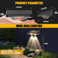 ⌛Last-Day Sale-Solar Outdoor Wall Light – 3 Color & Rainbow