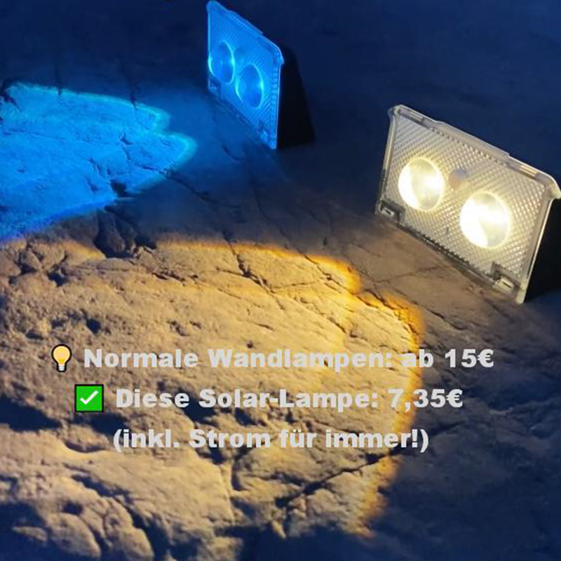 ⌛Last-Day Sale-Solar Outdoor Wall Light – 3 Color & Rainbow