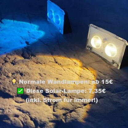 ⌛Last-Day Sale-Solar Outdoor Wall Light – 3 Color & Rainbow