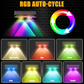 ⌛Last-Day Sale-Solar Outdoor Wall Light – 3 Color & Rainbow
