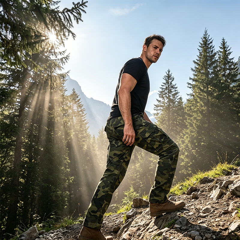 👖🌿 Men's Urban Camouflage Cargo Pants – 55% OFF! Street-ready camo print, multi-pockets, rugged style – perfect for everyday wear. 🔥💪