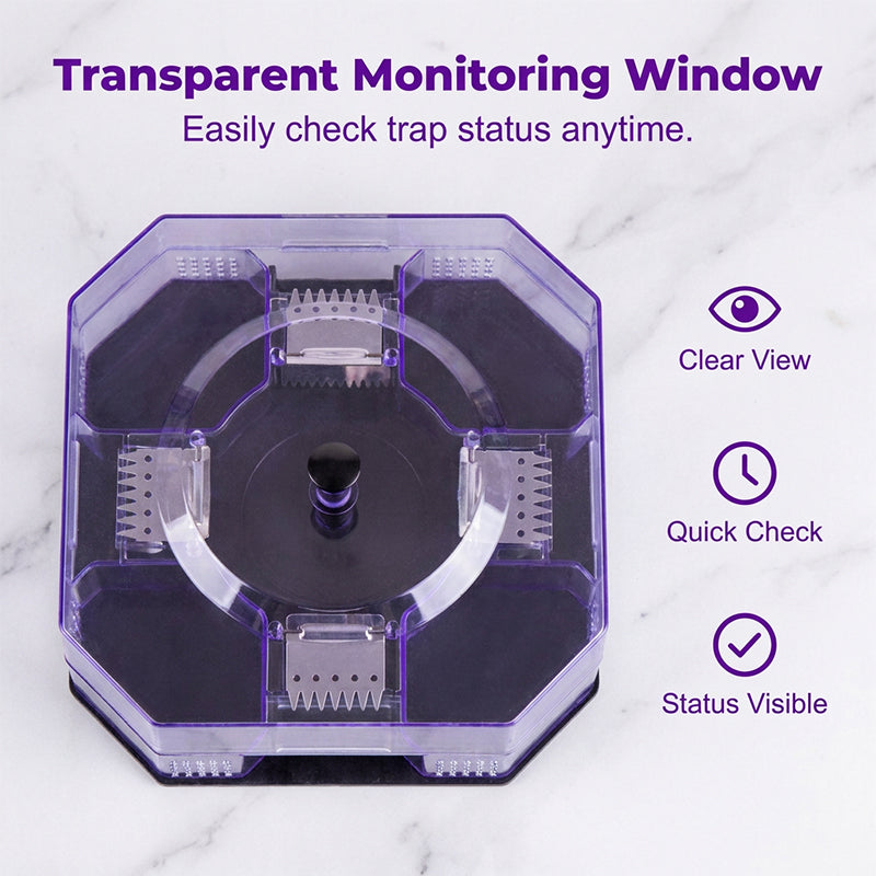 🥳2026 HOT SALE🥳💞50K+ SOLD!♻️🪳 50% OFF! Reusable Roach Trap – Physical capture, no toxic sprays. One‑way doors, easy to check & clean. Safe for homes with kids & pets! 🏠✨