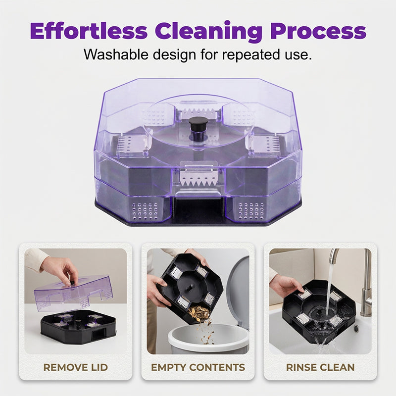 🥳2026 HOT SALE🥳💞50K+ SOLD!♻️🪳 50% OFF! Reusable Roach Trap – Physical capture, no toxic sprays. One‑way doors, easy to check & clean. Safe for homes with kids & pets! 🏠✨