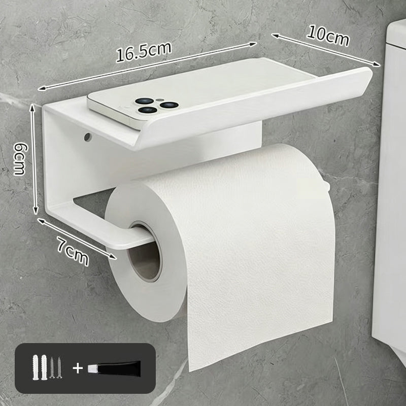 ⌛Limited-Time Offer-No Drill Carbon Steel Toilet Paper Holder