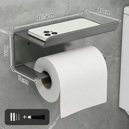 ⌛Limited-Time Offer-No Drill Carbon Steel Toilet Paper Holder