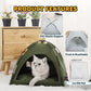 Portable Comfortable Cat Tent With Cushion