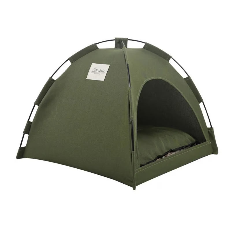 Portable Comfortable Cat Tent With Cushion