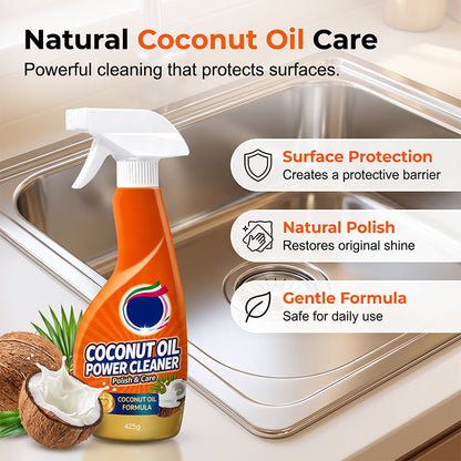 🔥50% Off ⏰ Best-Selling Coconut Oil Heavy-Duty Degreaser & 3-in-1 Deep Cleaner 🥥