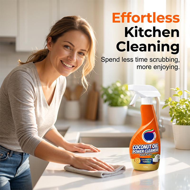 🔥50% Off ⏰ Best-Selling Coconut Oil Heavy-Duty Degreaser & 3-in-1 Deep Cleaner 🥥