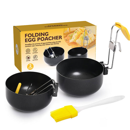 Foldable Non-Stick Egg Poacher Mold