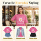 ⏳Limited-time 50% off⏰Vintage Washed Daisy Print Loose Fit T-Shirt🌼👚