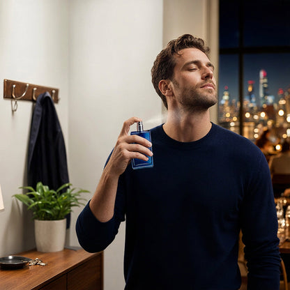 🎁2026 New Arrivals 50% OFF💥Men Woody Aquatic Eau de Parfum 90ml – long-lasting citrus woody scent, elegant masculine aroma, luxury gift packaging, daily dating wear. Male daily fragrance essential!