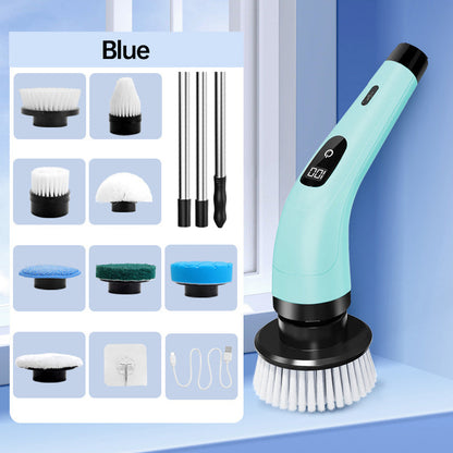 🧽 2026 Sale — Over 33,800 Sold! ⚡ 8-in-1 Electric Scrub Brush – Spin Away Stubborn Grime ✨