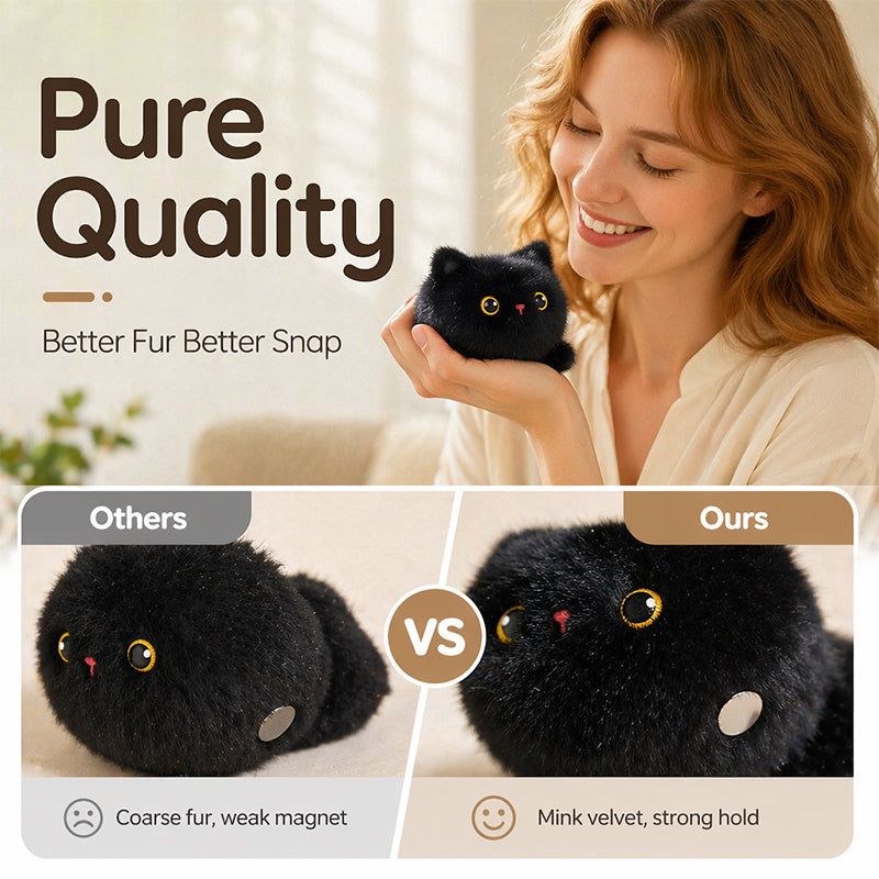 🧸 57% OFF NOW! 🧲 Lovely Plushie Fridge Magnet Doll – Premium Mink Velvet, Hidden Magnet, Perfect for Fridge, Laptop & Bags ✨