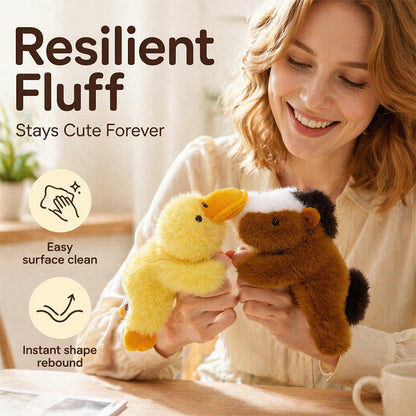 🧸 57% OFF NOW! 🧲 Lovely Plushie Fridge Magnet Doll – Premium Mink Velvet, Hidden Magnet, Perfect for Fridge, Laptop & Bags ✨