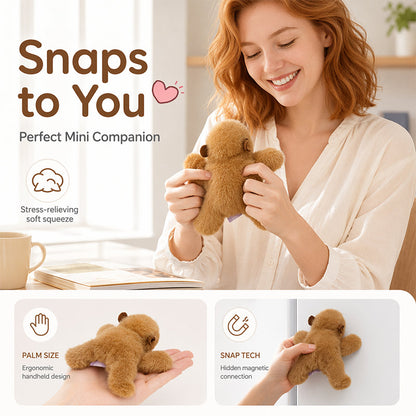 🧸 57% OFF NOW! 🧲 Lovely Plushie Fridge Magnet Doll – Premium Mink Velvet, Hidden Magnet, Perfect for Fridge, Laptop & Bags ✨