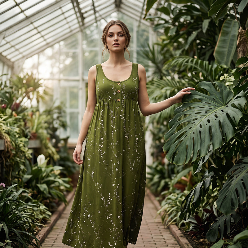 👗🌸✨ 50% OFF! Sleeveless Maxi Dress – Versatile, chic, easy to wear.