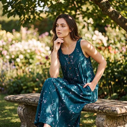 👗🌸✨ 50% OFF! Sleeveless Maxi Dress – Versatile, chic, easy to wear.