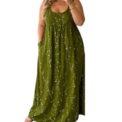 👗🌸✨ 50% OFF! Sleeveless Maxi Dress – Versatile, chic, easy to wear.