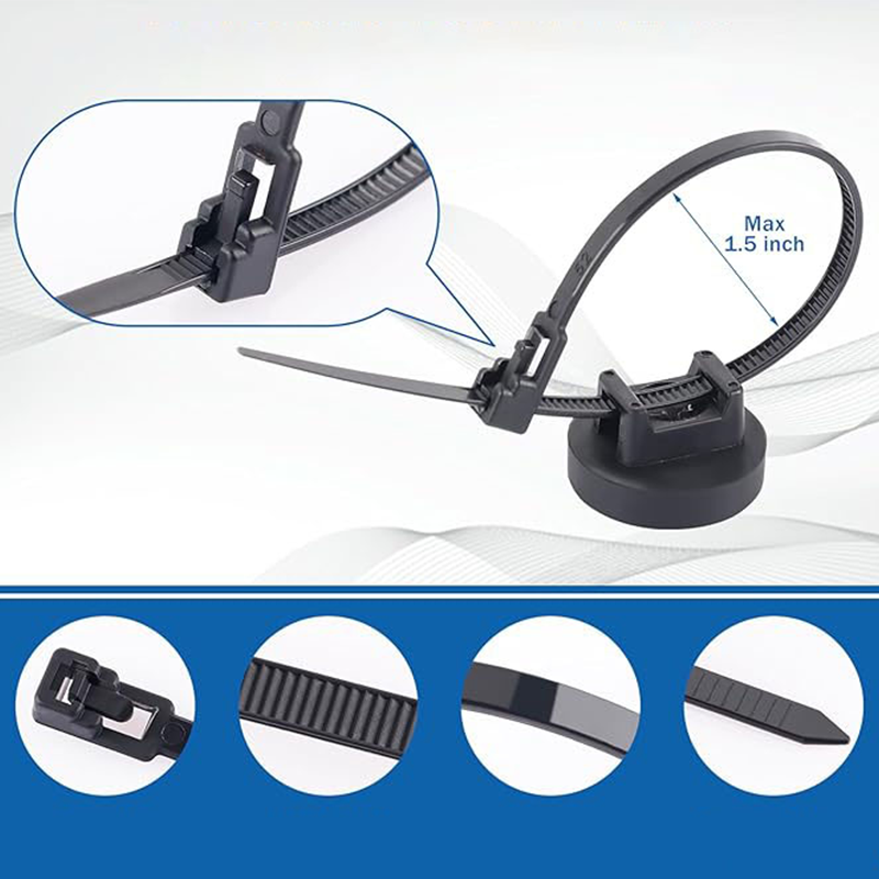 🔧🧲Magnetic Cable Zip Tie Mount Kit