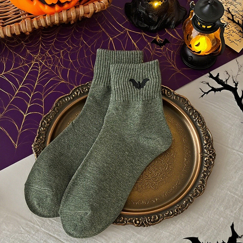 🎉 2026 Sale — Over 34,000 Sold! 🎃 Breathable Halloween Crew Socks – Pumpkin Detail & Unisex Fit 🧦