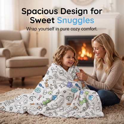 Creative Cozy Coloring Blanket Kit