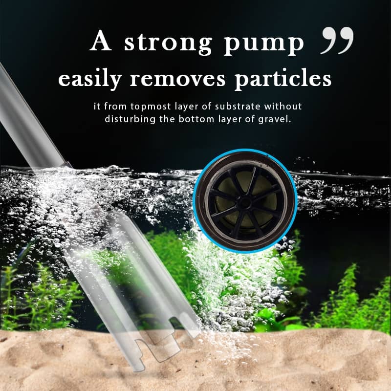 ⏳ LAST DAY 50% OFF! 🔥 Electric Aquarium Gravel Cleaner – Powerful Siphon, Hands-Free Operation & Crystal-Clear Tank Water ✨