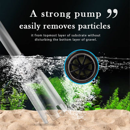 ⏳ LAST DAY 50% OFF! 🔥 Electric Aquarium Gravel Cleaner – Powerful Siphon, Hands-Free Operation & Crystal-Clear Tank Water ✨