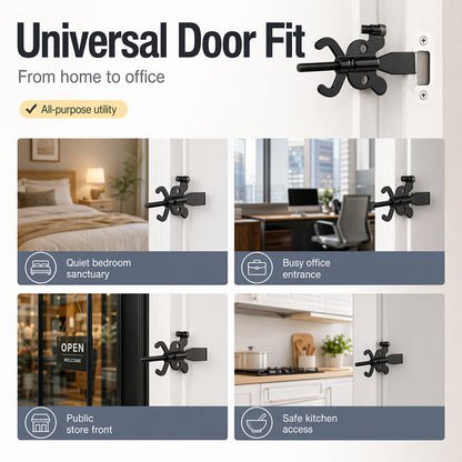 ⌛Limited-Time Offer: Buy 2, Get 1 Free-Portable Stainless Steel Travel Door Stopper