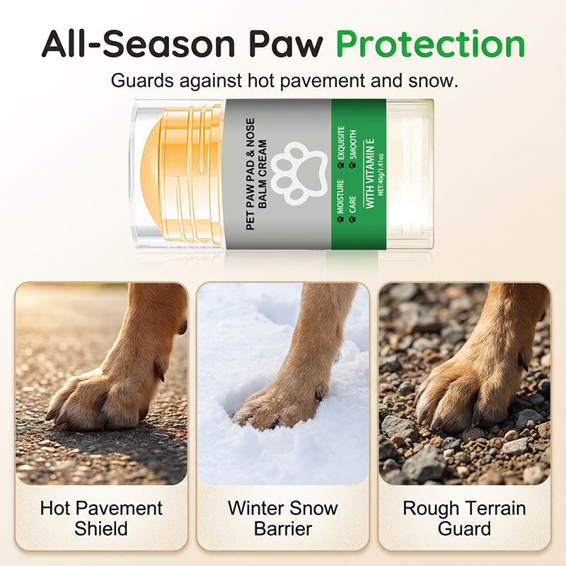 🔥Hot Sale 50% OFF🔥 Moisturizing Pet Paw Balm Stick – Coconut & Beeswax, Lick-Safe, No-Mess 🐾
