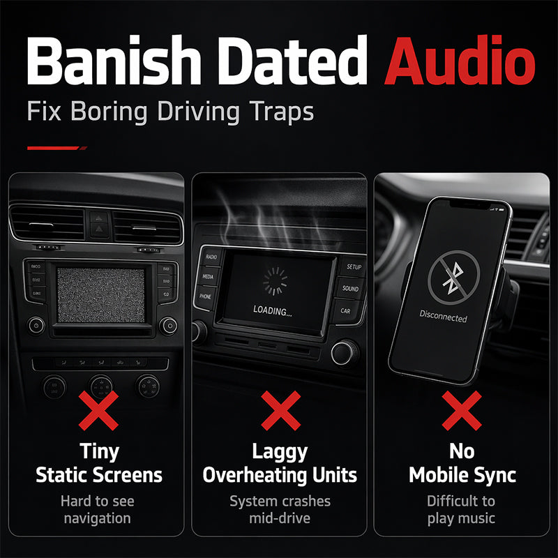 📻 Car Stereo with Touchscreen | 7-inch Touchscreen · Bluetooth Hands-Free · USB/SD/AUX · Backup Camera
