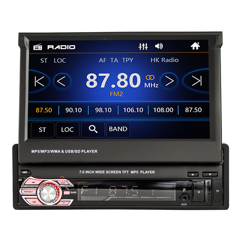 📻 Car Stereo with Touchscreen | 7-inch Touchscreen · Bluetooth Hands-Free · USB/SD/AUX · Backup Camera