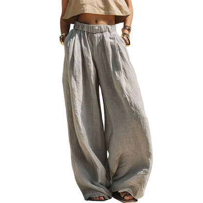 Women's Casual Loose Fit Wide Leg Pant