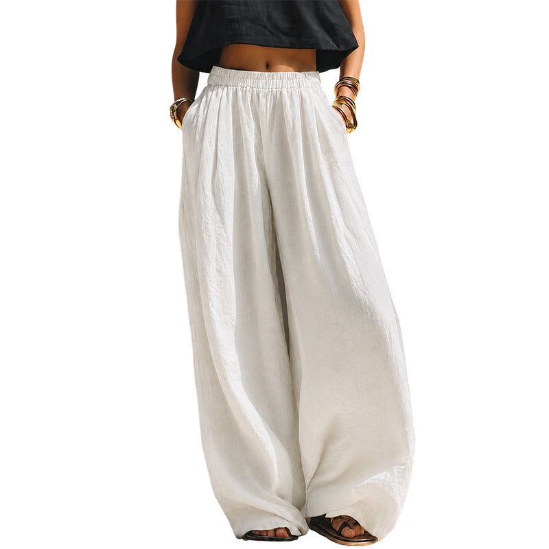Women's Casual Loose Fit Wide Leg Pant