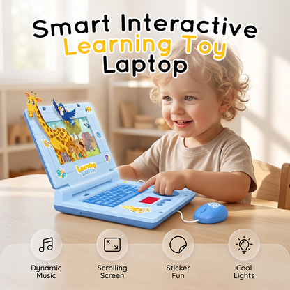 💻 50% OFF NOW! 🎁 Interactive Simulation Toy Laptop – Scrolling screen, music & tactile buttons – Boosts motor skills & hand‑eye coordination 🖥️✨