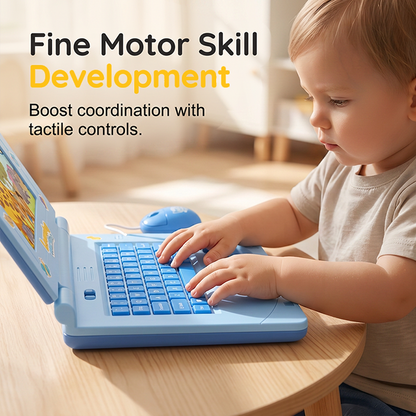 💻 50% OFF NOW! 🎁 Interactive Simulation Toy Laptop – Scrolling screen, music & tactile buttons – Boosts motor skills & hand‑eye coordination 🖥️✨