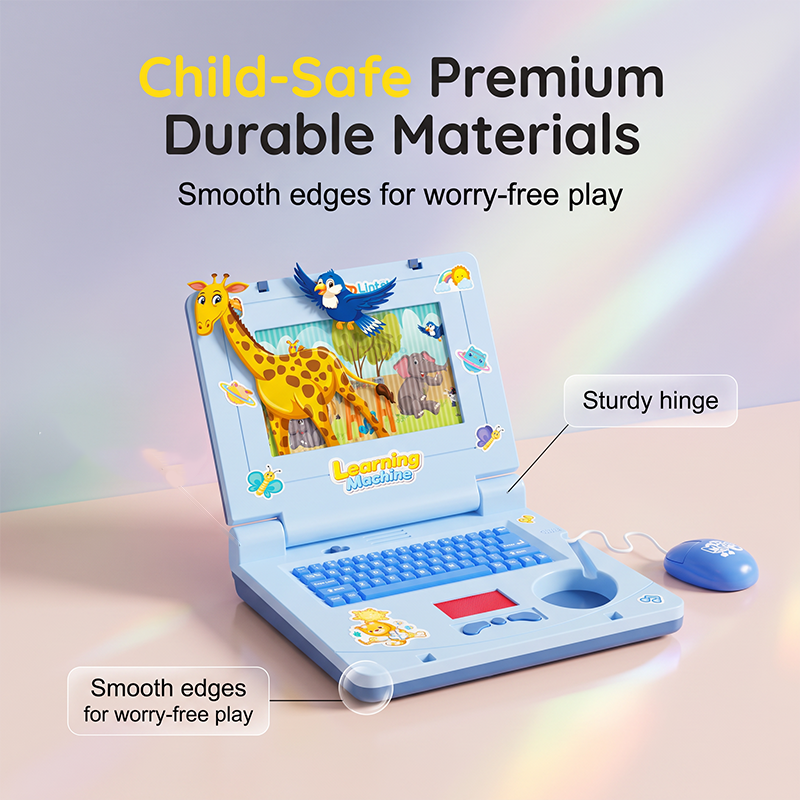 💻 50% OFF NOW! 🎁 Interactive Simulation Toy Laptop – Scrolling screen, music & tactile buttons – Boosts motor skills & hand‑eye coordination 🖥️✨