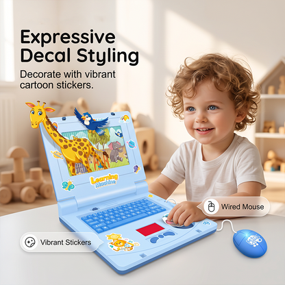 💻 50% OFF NOW! 🎁 Interactive Simulation Toy Laptop – Scrolling screen, music & tactile buttons – Boosts motor skills & hand‑eye coordination 🖥️✨