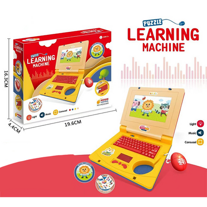 💻 50% OFF NOW! 🎁 Interactive Simulation Toy Laptop – Scrolling screen, music & tactile buttons – Boosts motor skills & hand‑eye coordination 🖥️✨