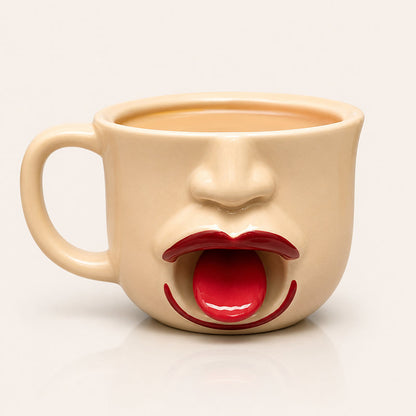 Funny Tongue Out Ceramic Mug