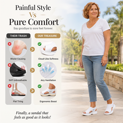 Women's Casual Knit Platform Sandals