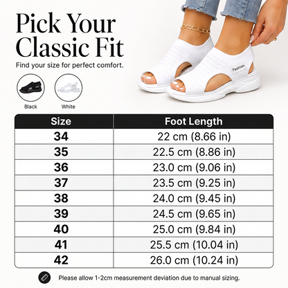 Women's Casual Knit Platform Sandals