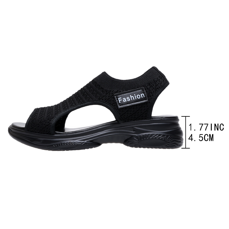 Women's Casual Knit Platform Sandals